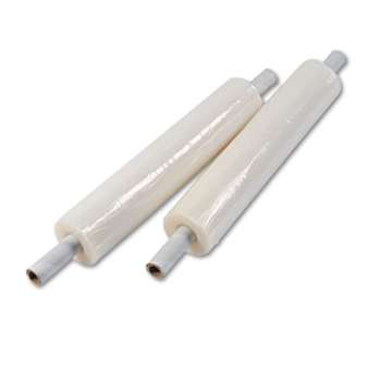 UNIVERSAL OFFICE PRODUCTS Stretch Film with Preattached Handles, 20" x 1000ft, 20mic (80-Gauge), 4/Carton