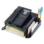 Universal 08116 Telephone Stand and Message Center, 12 1/4 x 10 1/2 x 5 1/4, Black