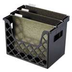 UNIVERSAL OFFICE PRODUCTS Recycled Desktop File Holder, Plastic, 13 1/4 X 8 1/2 X 9 5/8, Black