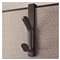 UNIVERSAL OFFICE PRODUCTS Recycled Cubicle Double Coat Hook, Plastic, Charcoal