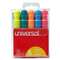 UNIVERSAL OFFICE PRODUCTS Desk Highlighter, Chisel Tip, Fluorescent Colors, 5/Set