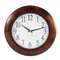 UNIVERSAL OFFICE PRODUCTS Round Wood Clock, 12 3/4", Cherry