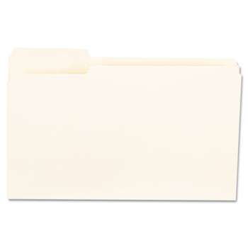 UNIVERSAL OFFICE PRODUCTS File Folders, 1/3 Cut First Positions, One-Ply Top Tab, Legal, Manila, 100/Box