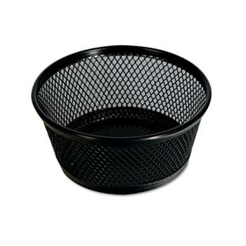 UNIVERSAL OFFICE PRODUCTS Jumbo Mesh Storage Dish, Black