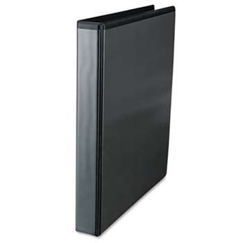 UNIVERSAL OFFICE PRODUCTS Slant-Ring Economy View Binder, 1" Capacity, Black
