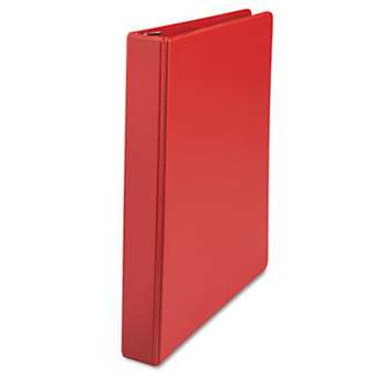UNIVERSAL OFFICE PRODUCTS D-Ring Binder, 1" Capacity, 8-1/2 x 11, Red