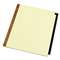 Deluxe Preprinted Simulated Leather Tab Dividers with Gold Printing, 25-Tab, A to Z, 11 x 8.5, Buff, 1 Set