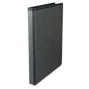 Universal 20951 Round Ring Economy View Binder, 1/2" Capacity, Black