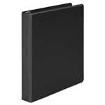 UNIVERSAL OFFICE PRODUCTS Economy Round Ring View Binder, 1" Capacity, Black