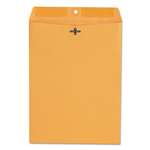 UNIVERSAL OFFICE PRODUCTS Kraft Clasp Envelope, Center Seam, 28lb, 9 x 12, Brown Kraft, 100/Box