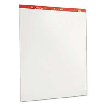 UNIVERSAL OFFICE PRODUCTS Recycled Easel Pads, Unruled, 27 x 34, White, 50 Sheet 2/Carton