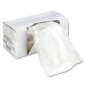 UNIVERSAL OFFICE PRODUCTS High-Density Shredder Bags, 25-33 gal Capacity, 100/Box