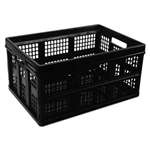 UNIVERSAL OFFICE PRODUCTS Filing/Storage Tote Storage Box, Plastic, 20-1/8 x 14-5/8 x 10-3/4, Black