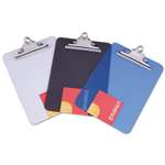 UNIVERSAL OFFICE PRODUCTS Plastic Clipboard with High Capacity Clip, 1" Capacity, Holds 8 1/2 x 12, Smoke