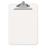 UNIVERSAL OFFICE PRODUCTS Plastic Clipboard with High Capacity Clip, 1" Capacity, Holds 8 1/2 x 12, Clear