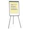 UNIVERSAL OFFICE PRODUCTS Lightweight Tripod Style Dry Erase Easel, 29 x 41, White/Black
