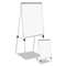 UNIVERSAL OFFICE PRODUCTS Adjustable White Board Easel, 29 x 41, White/Silver