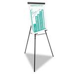 UNIVERSAL OFFICE PRODUCTS Heavy Duty Presentation Easel, 69" Maximum Height, Metal, Black