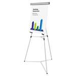 UNIVERSAL OFFICE PRODUCTS Heavy Duty Presentation Easel, 69" Maximum Height, Metal, Silver