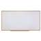 UNIVERSAL OFFICE PRODUCTS Dry-Erase Board, Melamine, 96 x 48, White, Oak-Finished Frame