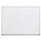 UNIVERSAL OFFICE PRODUCTS Dry-Erase Board, Melamine, 24 x 18, Satin-Finished Aluminum Frame