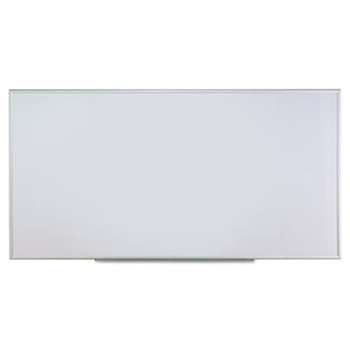 UNIVERSAL OFFICE PRODUCTS Dry Erase Board, Melamine, 96 x 48, Satin-Finished Aluminum Frame