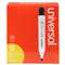 UNIVERSAL OFFICE PRODUCTS Dry Erase Marker, Chisel Tip, Black, Dozen