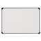 UNIVERSAL OFFICE PRODUCTS Magnetic Steel Dry Erase Board, 24 x 18, White, Aluminum Frame