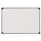 UNIVERSAL OFFICE PRODUCTS Magnetic Steel Dry Erase Board, 36 x 24, White, Aluminum Frame