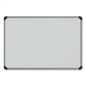 UNIVERSAL OFFICE PRODUCTS Porcelain Magnetic Dry Erase Board, 24 x36, White