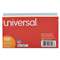 UNIVERSAL OFFICE PRODUCTS Index Cards, 3 x 5, Blue/Violet/Green/Cherry/Canary, 100/Pack