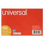 UNIVERSAL OFFICE PRODUCTS Unruled Index Cards, 4 x 6, White, 100/Pack