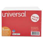 UNIVERSAL OFFICE PRODUCTS Ruled Index Cards, 4 x 6, White, 500/Pack