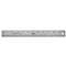 UNIVERSAL OFFICE PRODUCTS Stainless Steel Ruler w/Cork Back and Hanging Hole, 12", Silver