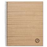 UNIVERSAL OFFICE PRODUCTS Sugarcane Based Notebook, College Rule, 11 x 8 1/2, White, 100 Sheets