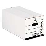 UNIVERSAL OFFICE PRODUCTS String/Button Storage Box, Legal, Fiberboard, White, 12/Carton
