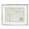 UNIVERSAL OFFICE PRODUCTS Plastic Document Frame w/Mat, 11 x 14 & 8 1/2 x 11 Inserts, Metallic Silver