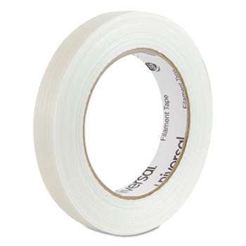 UNIVERSAL OFFICE PRODUCTS 165# Medium Grade Filament Tape, 18mm x 54.8m, 3" Core, Clear