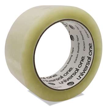 UNIVERSAL OFFICE PRODUCTS Heavy-Duty Box Sealing Tape, 48mm x 50m, 3" Core, Clear