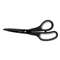 UNIVERSAL OFFICE PRODUCTS Industrial Scissors, 8" Length, Straight, Carbon Coated Blades, Black/Gray