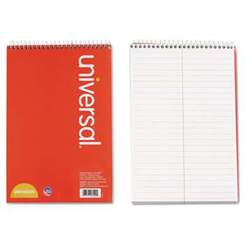 UNIVERSAL OFFICE PRODUCTS Steno Book, Gregg Rule, 6 x 9, White, 80 Sheets