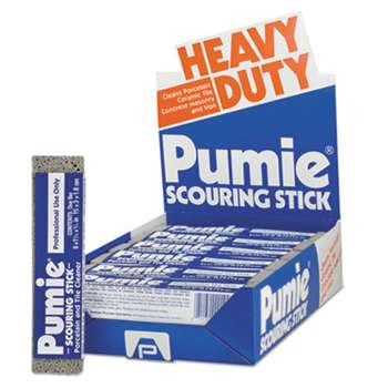 Pumie 12 Scouring Stick, 6 x 3/4 x 1 1/4, 12/Box