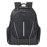 UNITED STATES LUGGAGE Active Laptop Backpack, 17.3", 12 1/2 x 6 1/2 x 19, Black