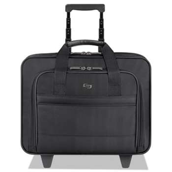 UNITED STATES LUGGAGE Classic Rolling Case, 15.6", 15 47/50" x 5 9/10" x 12", Black