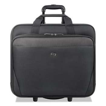 UNITED STATES LUGGAGE Classic Rolling Case, 17.3", 16 3/4" x 7" x 14 19/50", Black