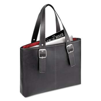 UNITED STATES LUGGAGE Classic Tote, 15.6", 13 3/4" x 17 1/2" x 3 3/4", Black/Red