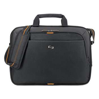 UNITED STATES LUGGAGE Urban Slim Brief, 15.6", 16 1/2" x 2" x 11 3/4", Black