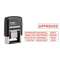 U. S. STAMP & SIGN Self-Inking Stamps, 12-Message, Self-Inking, 1 1/4 x 3/8, Red