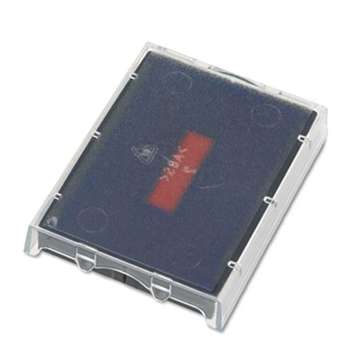 U. S. STAMP & SIGN T5470 Dater Replacement Ink Pad, 1 5/8 x 2 1/2, Blue/Red