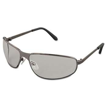 HONEYWELL ENVIRONMENTAL Tomcat Safety Glasses, Gun Metal Frame, Clear Lens